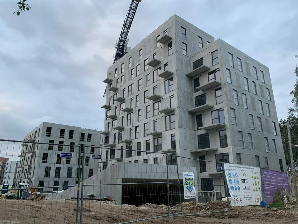 Bajorų lajos 2 etapas (Bajorų kel. 29) - Daugiabutis - statybų nuotraukos