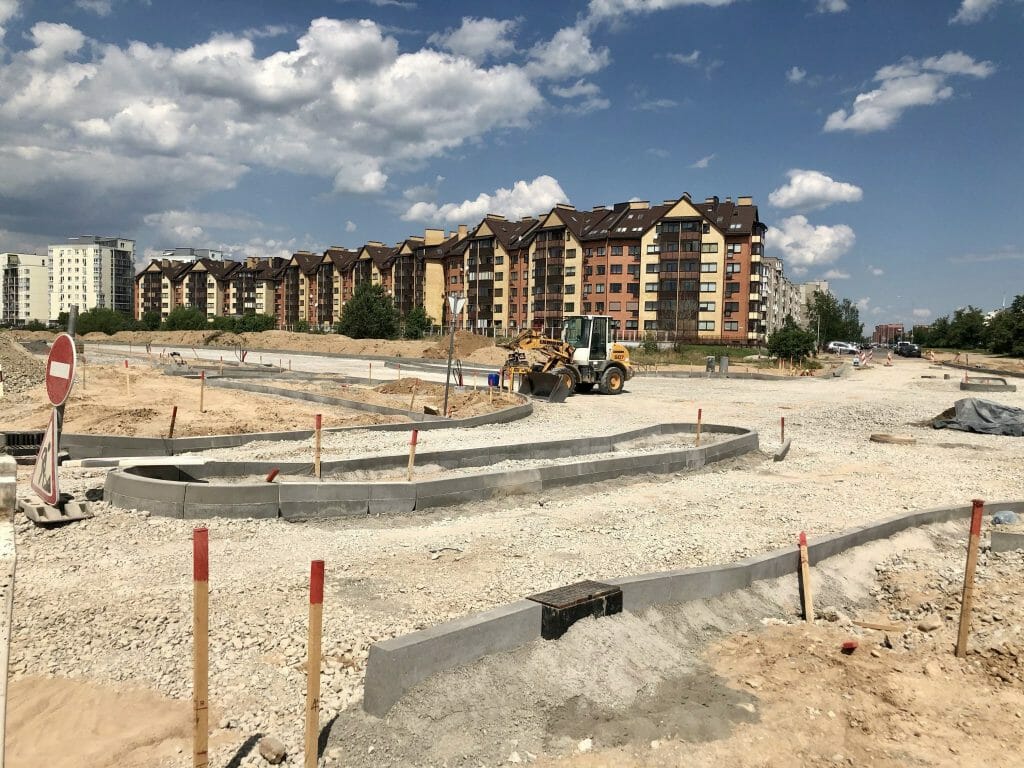 Gilužio g. iki Smalinės g. (Gilužio g.) - Bike path, Street - construction photos