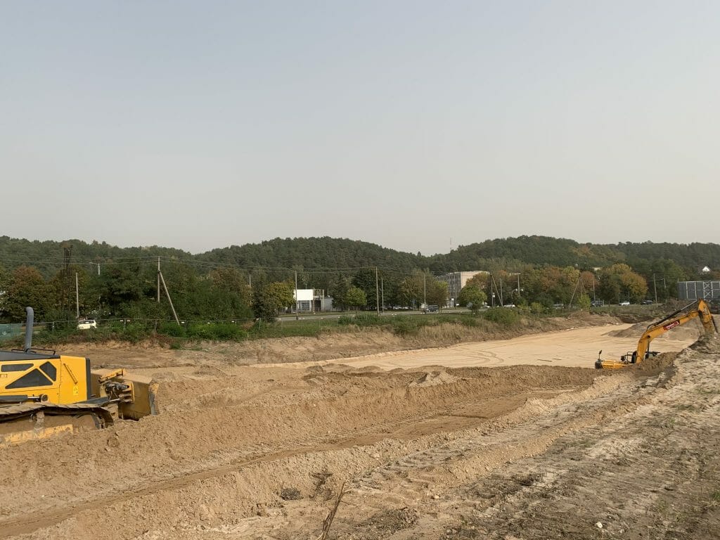 LIDL Ežero g. (Ežero g. 3) - Food store - construction photos