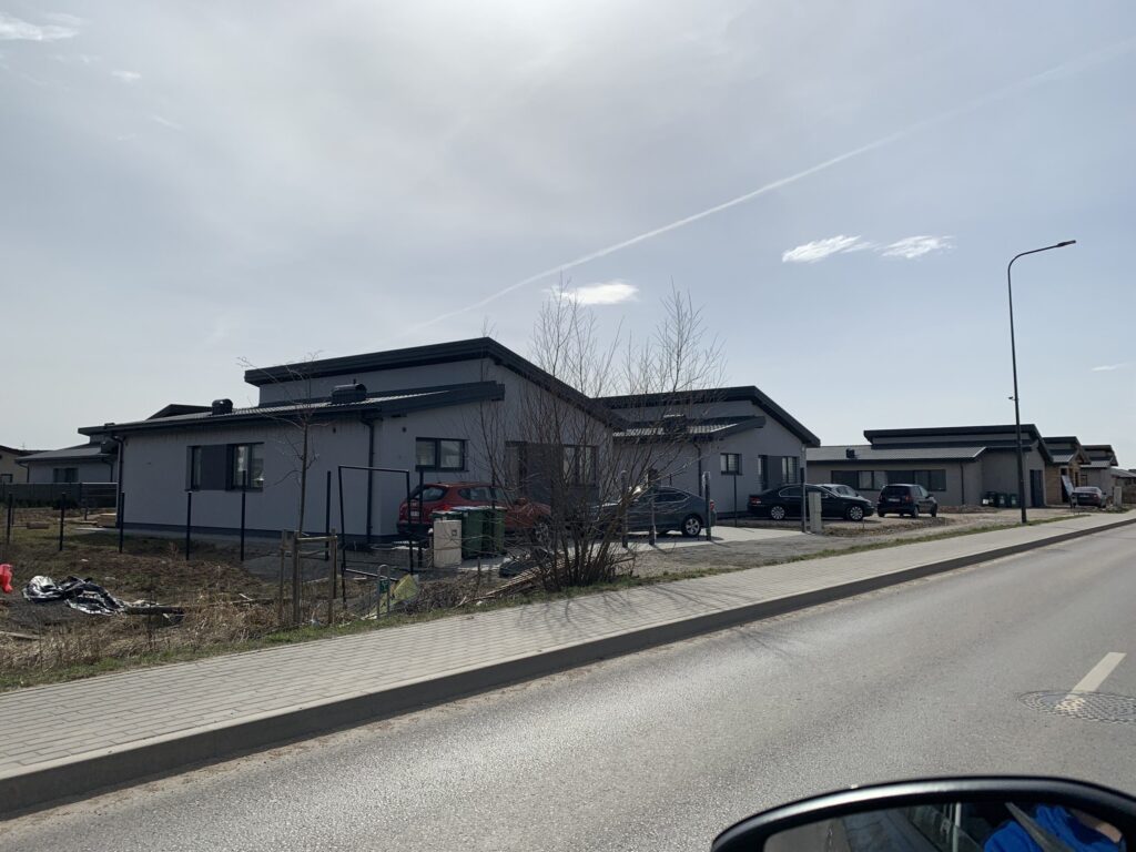 17 perlų (Uždaroji g.) - Private house community - construction photos