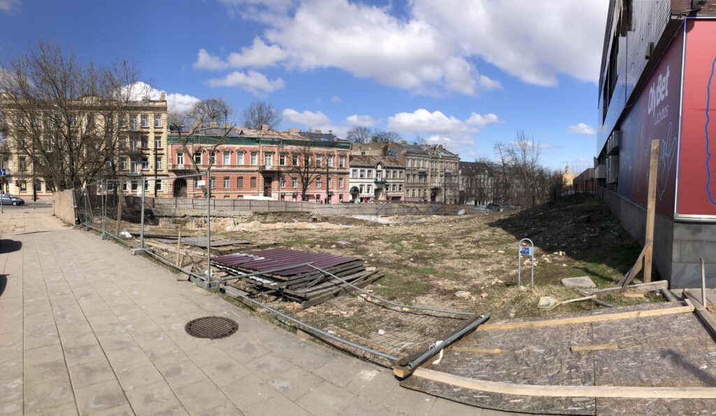 Senamiesčio sodai 1 etapas (Seinų g. 4) - Multi apartment - construction photos