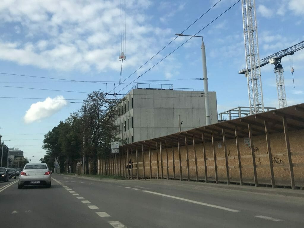 Cyber City 1 etapas (Švitrigailos g. 32) - Office center - construction photos