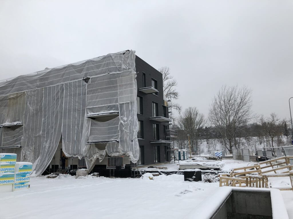 Antakalnio krantas (P. Vileišio g. 19) - Multi apartment - construction photos