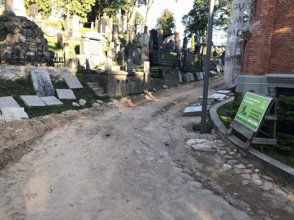 Rasų kapinių rekonstrukcija (Rasų g.) - Funeral services and sites - construction photos