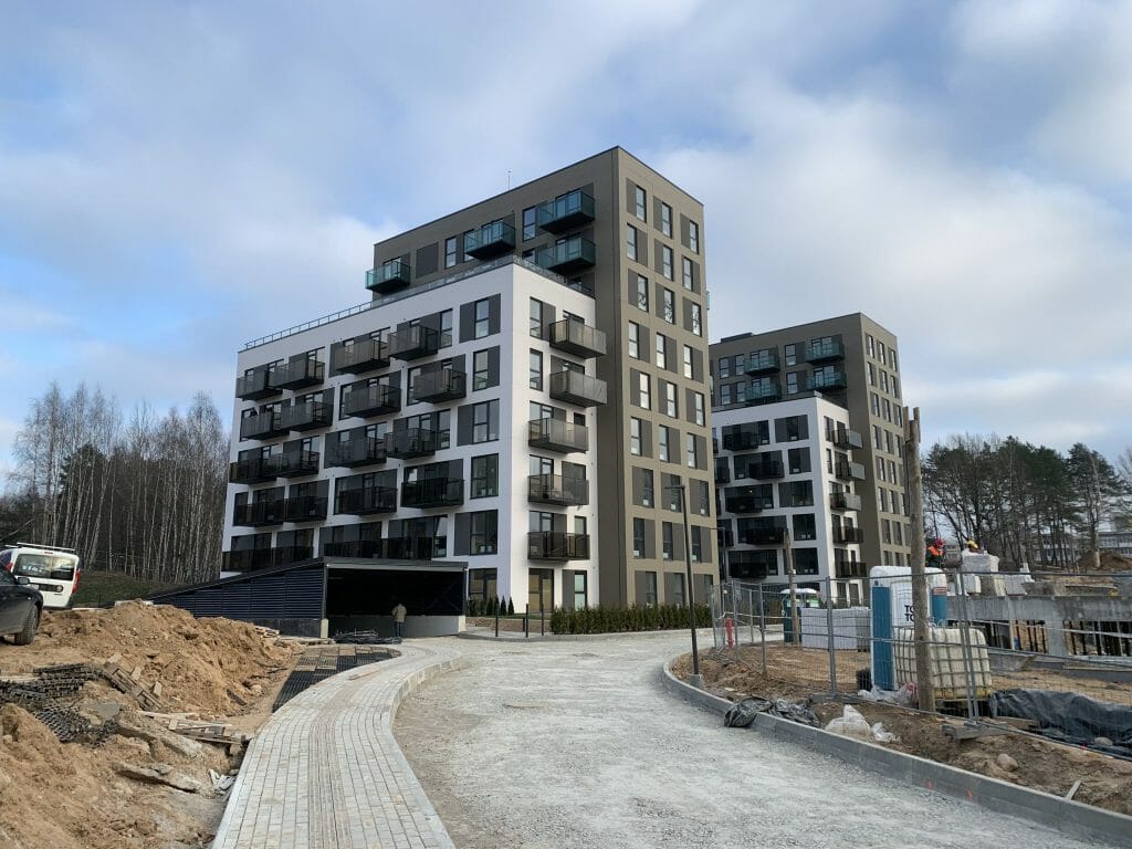 Bajorų lajos 1 etapas (Bajorų kel. 29) - Daugiabutis - statybų nuotraukos