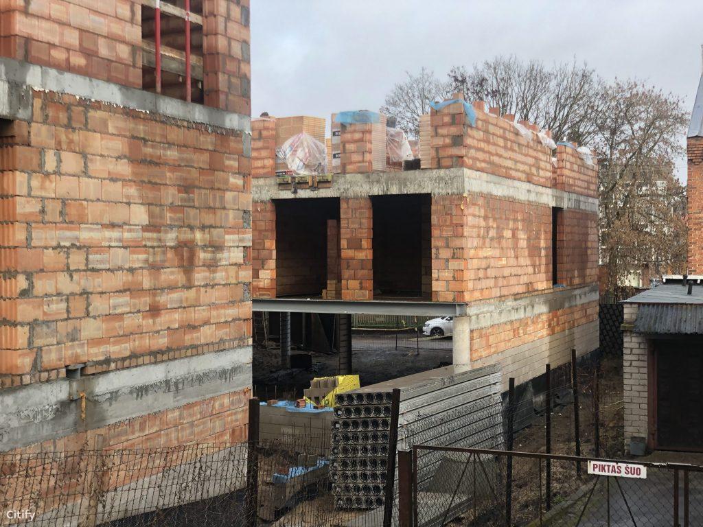 Sodų vilos (Sodų g. 48) - Multi apartment - construction photos