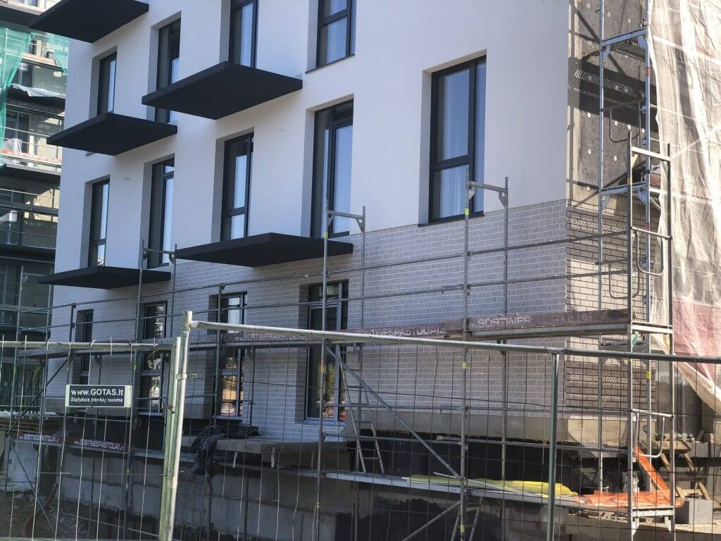 Centro rezidencija 2 etapas (Rinktinės g. 3) - Multi apartment - construction photos