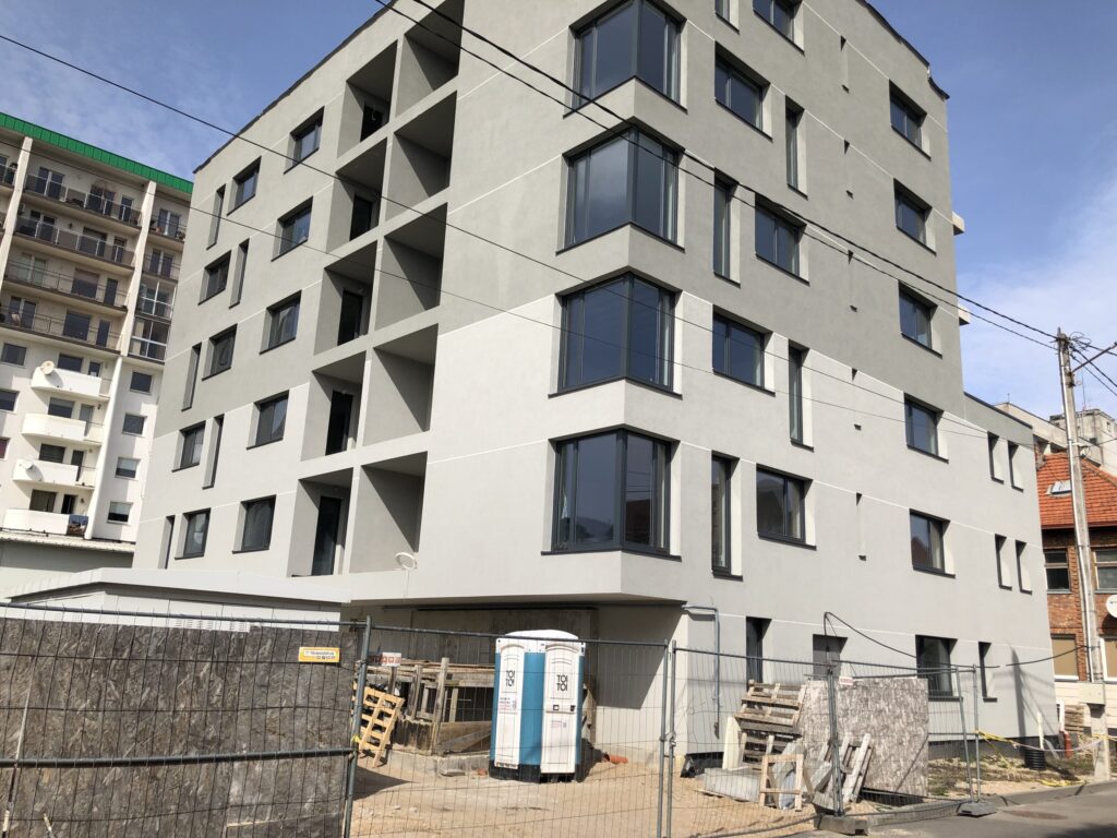 Žaliakalnio apartamentai (Č. Sasnausko g. 23) - Multi apartment - construction photos