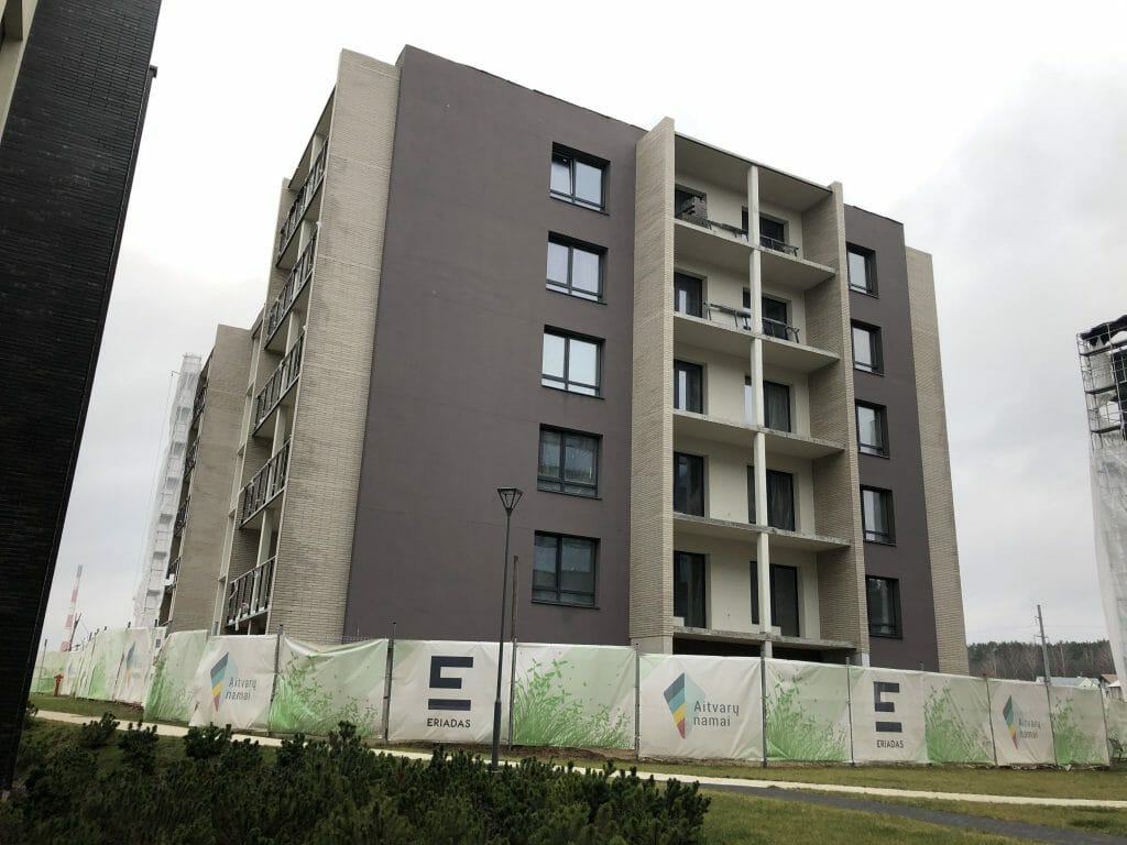 Aitvarų namai 2 etapas (Lazdynėlių g. 16A, 16B, 16C) - Multi apartment - construction photos