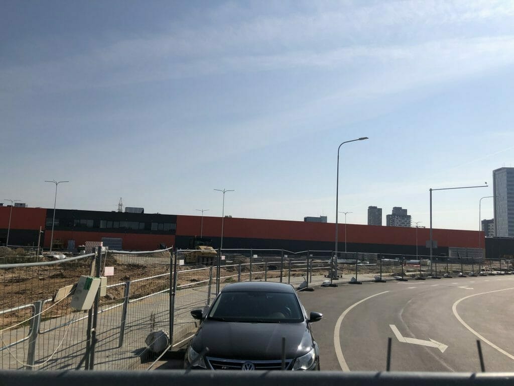 Senukai V. Pociūno g. (Vytauto Pociūno g. 10) - Kaubanduskeskus - ehituse fotod