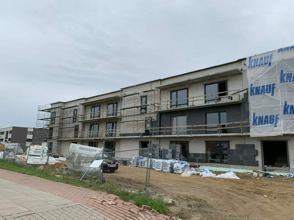 Obelų namai (Kretingos g. 179A) - Multi apartment - construction photos