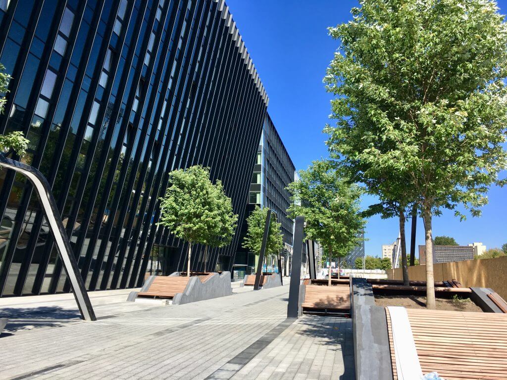 Business Stadium promenada (Rinktinės g. 3) - Square - construction photos