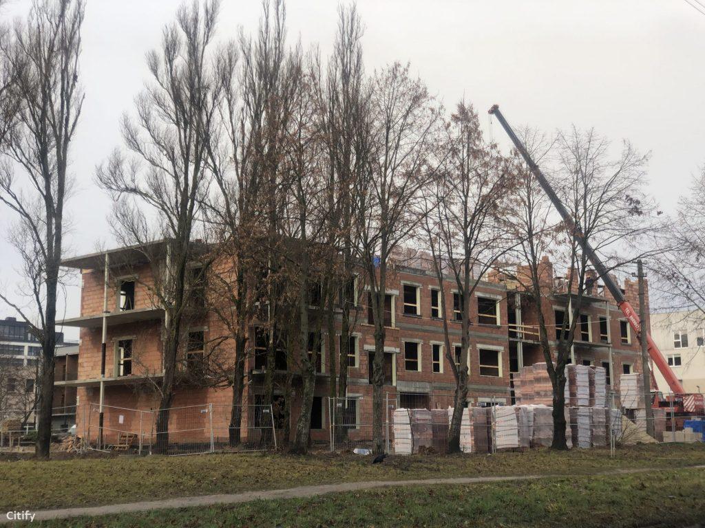 Naujoji Dainava 2 etapas (Garažų g. 23) - Multi apartment - construction photos