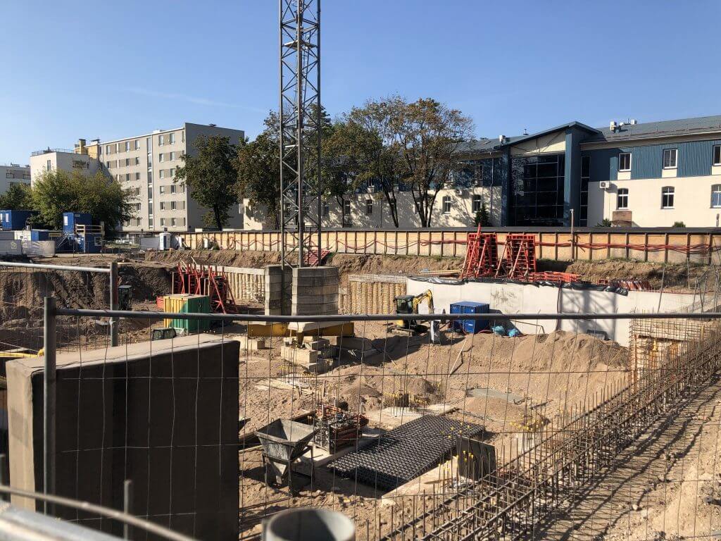 AMPÉRA (Rinktinės g. 2) - Daudzdzīvokļu nams, Biroju centrs - būvdarbu attēli