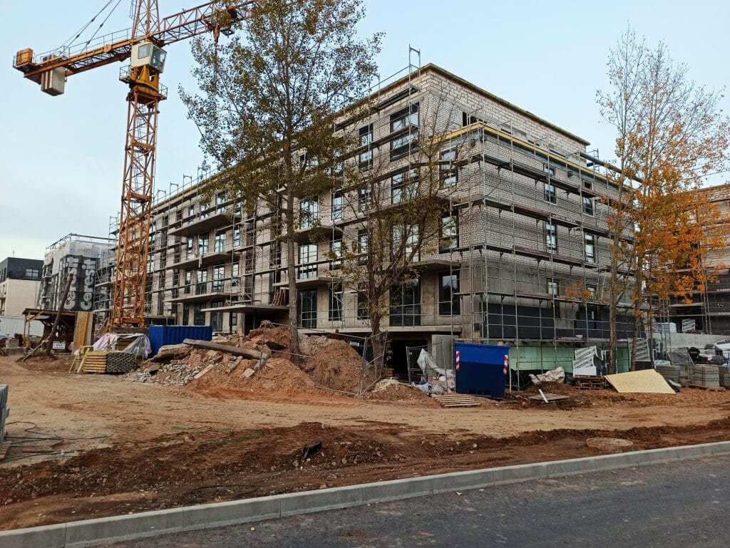 Lazdynėlių vingis 5-6 etapai (Žaibo g. 1, 3) - Multi apartment - construction photos