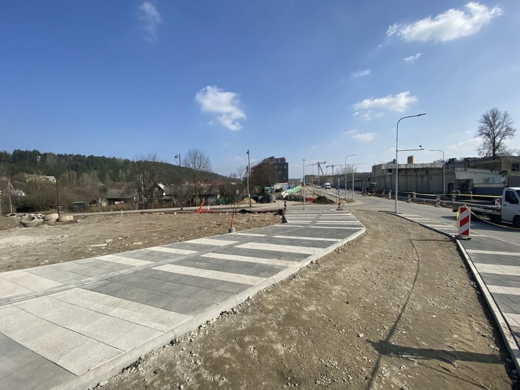Manufaktūrų g. (Manufaktūrų g.) - Bike path, Street - construction photos