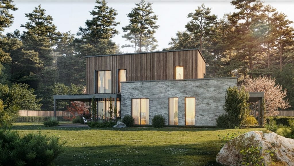 Miško panorama (Onuškio g.) - Maatükid - visuaalne