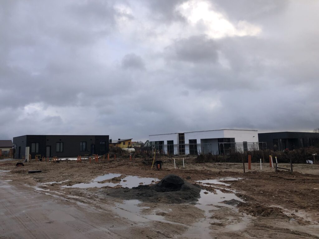 Žuvinto namai (Žuvinto g. ) - Row housing - construction photos