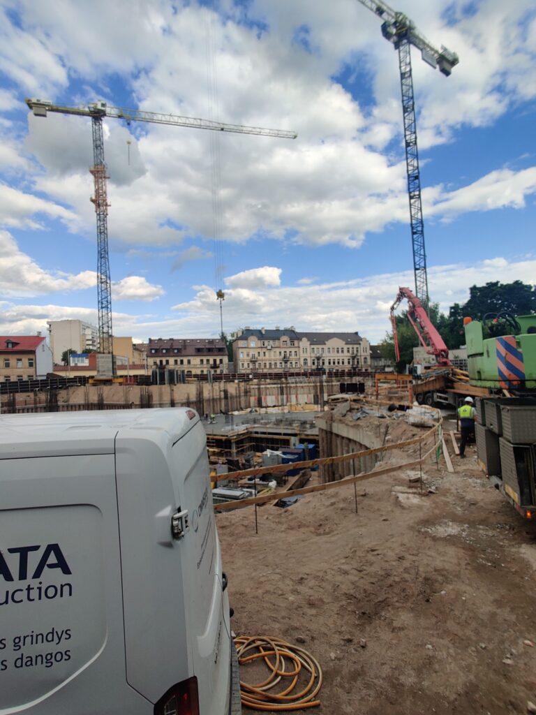 HERO (Lvivo g. 21) - Office center - construction photos