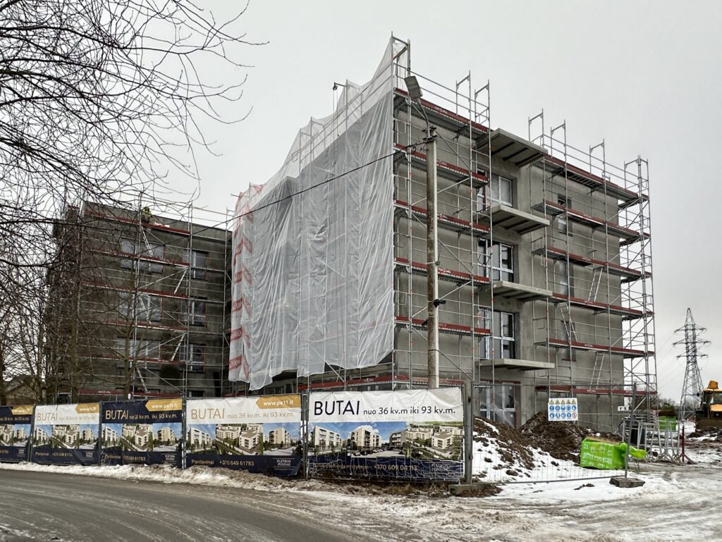 PS 11 1 etapas (B11) (Pabiržės g. 11) - Multi apartment - construction photos