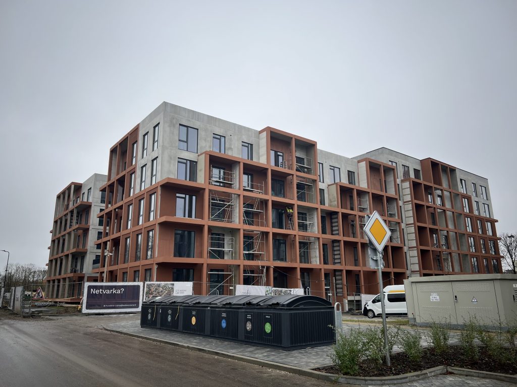 Bastionų namai | 2 etapas (Gluosnių g. 11, 13, 15, 17) - Multi apartment - construction photos