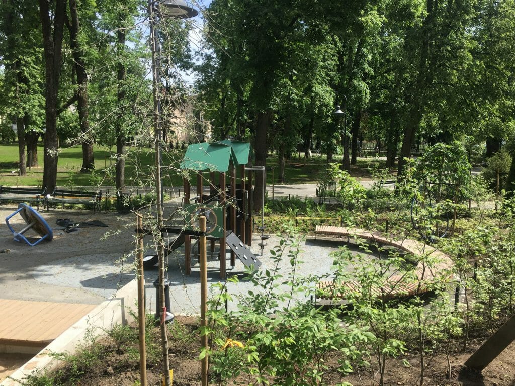 Reformatų parkas (Pylimo g.) - Parkas - statybų nuotraukos