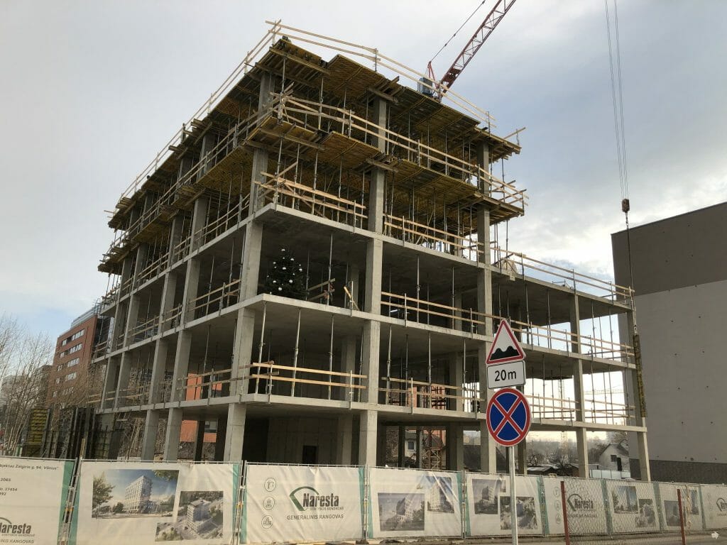 Žalgirio 94 (Žalgirio g. 94) - Office center - construction photos