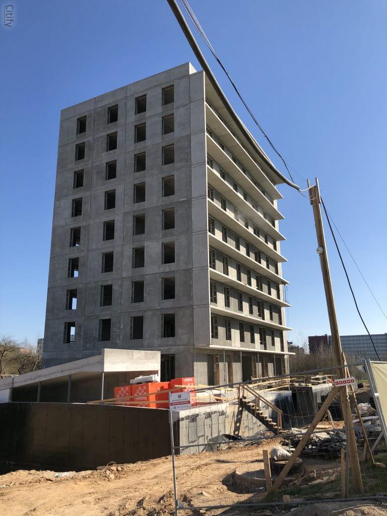 Horizon (Viršuliškių skg. 58) - Multi apartment - construction photos