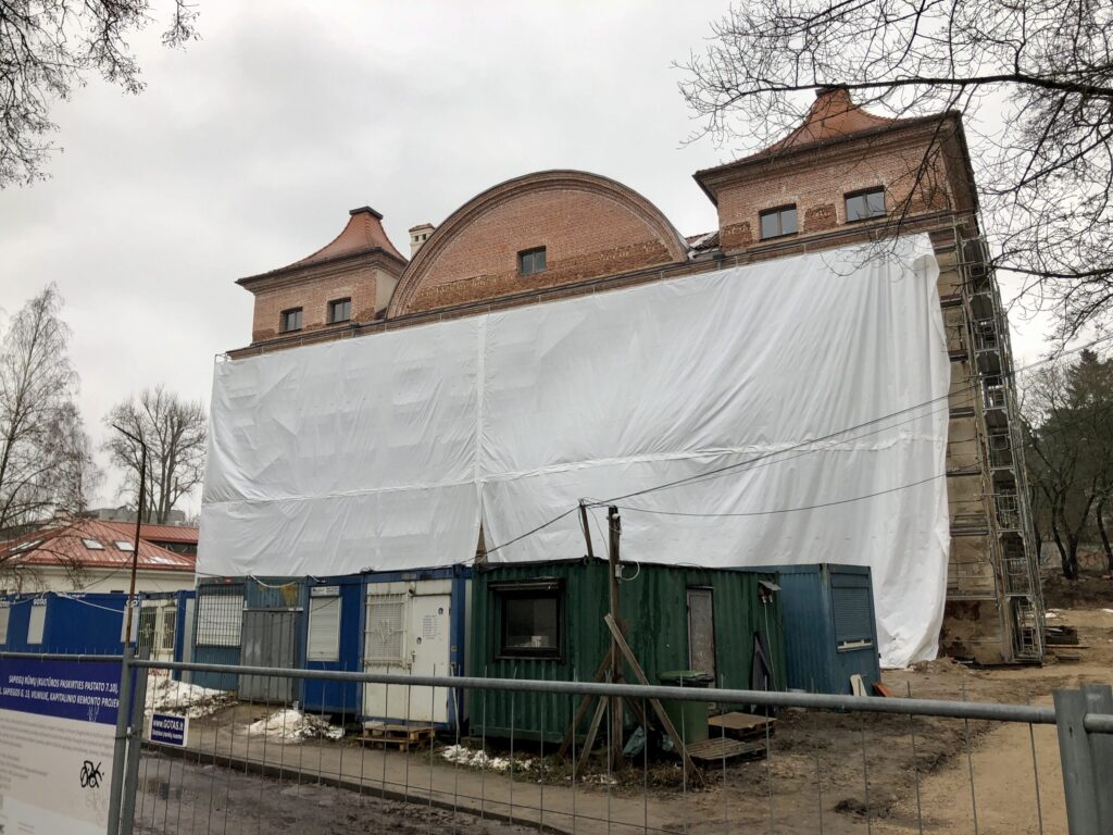 Sapiegų rūmai (L. Sapiegos g. 13) - Cultural center - construction photos