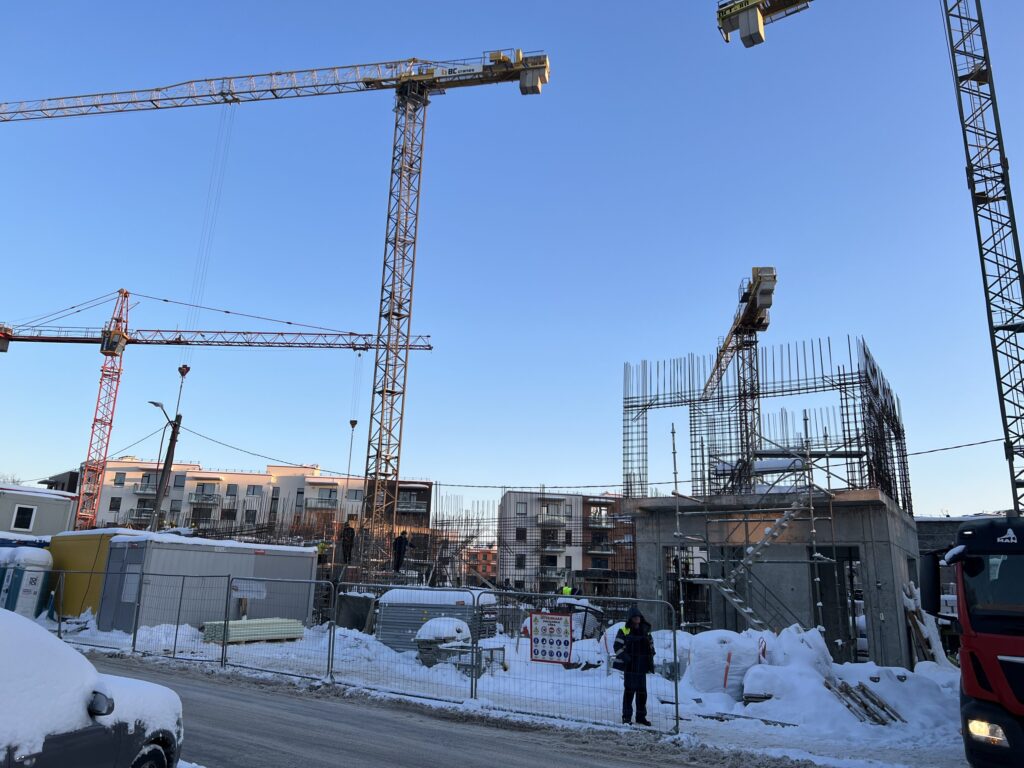 Žvėryno City (Paribio g. 12) - Multi apartment - construction photos