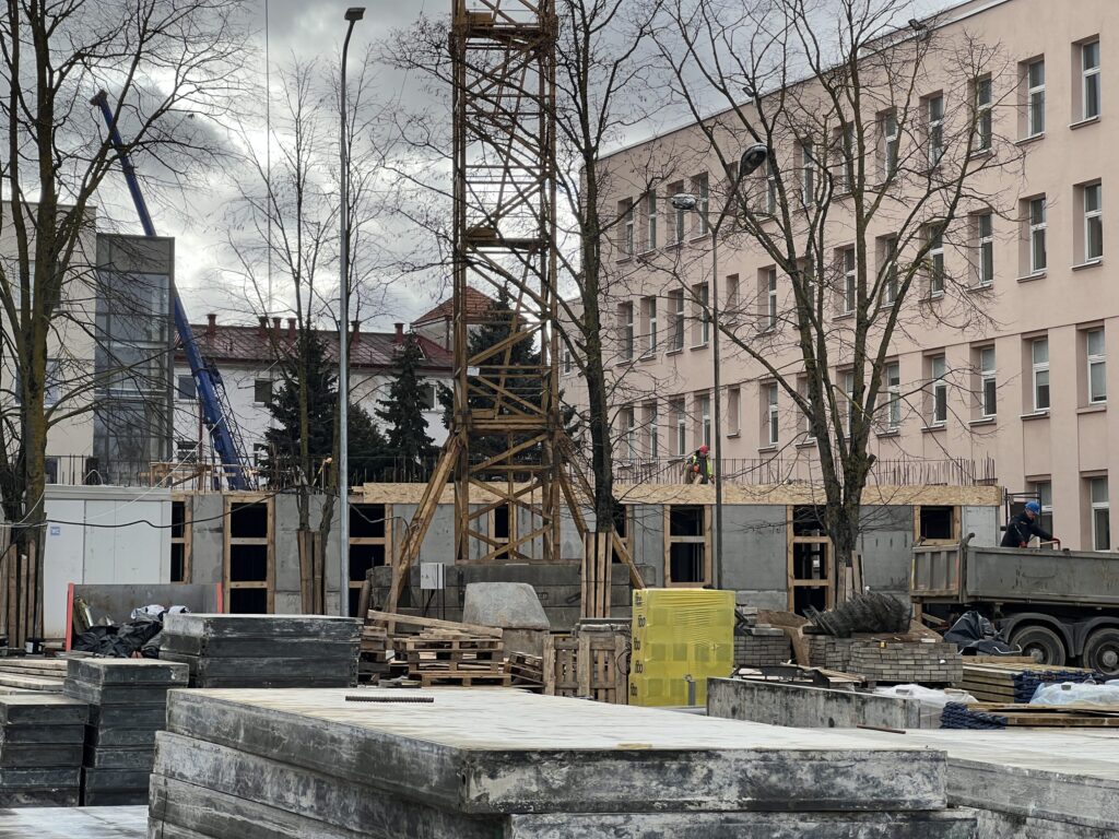 Kauno klinikų Vaikų reabilitacijos korpusas (Eivenių g. 2) - Hospital - construction photos