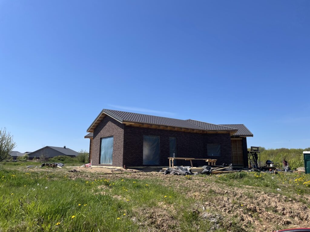 Saulės kalvos (Akacijų g. 1, 2, 3, 4, 5, 6, 7, 8, 9, 10, 11, 12, 13, 14, 15, 16, 17, 18, 19, 20, 21, Jazminų g. 1, 3, 5, 7, 9, 11, 13, 15, 17) - Private house community - construction photos