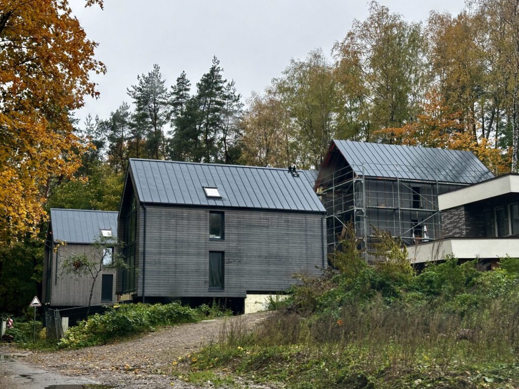 Pupojų g. 32, 34 (Pupojų g. 32, 34) - Private house community - construction photos