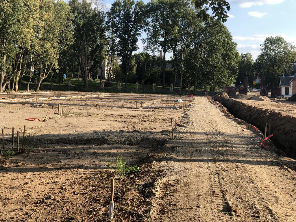 Trakų Vokės dvaro sodybos parkas (E. Andrė g.) - Park - construction photos
