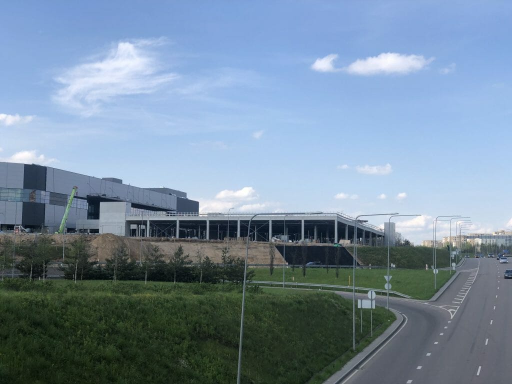 Automobilių stovėjimo aikštelė Pociūno g. (Vytauto Pociūno g. 2A) - Parking facility - construction photos