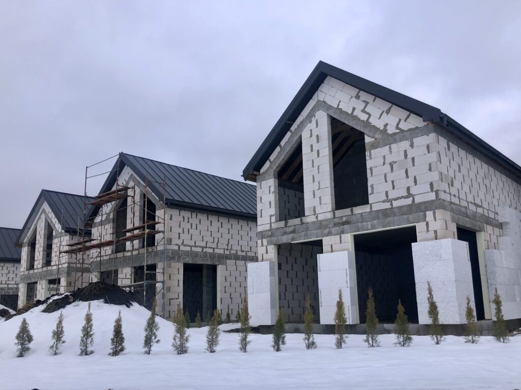 Marianos Veriovkinos g. namai (Marianos Veriovkinos g. 2, 4, 6, 8, 10, 12, 14, 16) - Row housing - construction photos