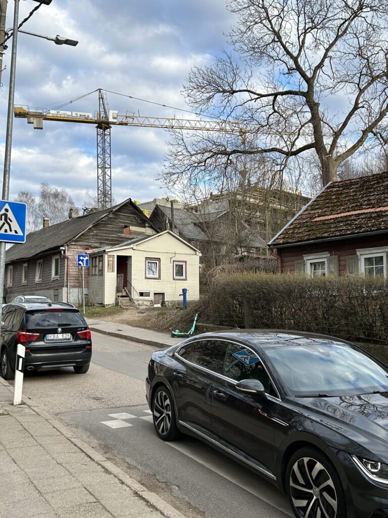 Užupio personos (Filaretų g. 25) - Multi apartment - construction photos