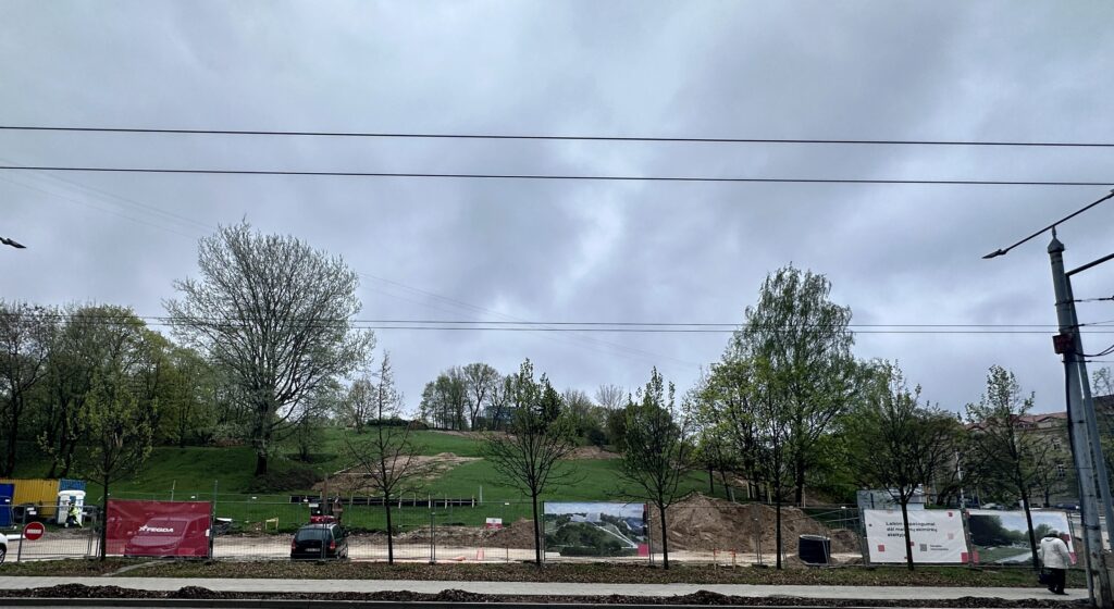 Tauro kalno parkas (V. Mykolaičio-Putino g.) - Park - construction photos