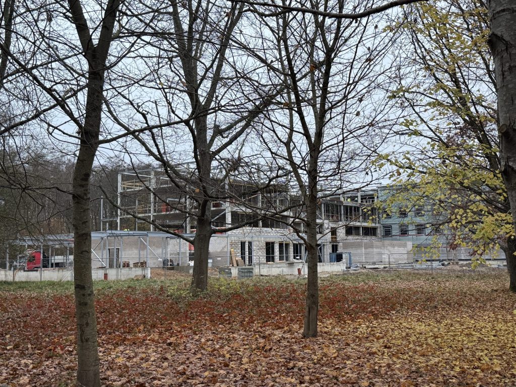 Klaipėdos universitetinės ligoninės  "A" dalis (Liepojos g. 39) - Slimnīca - būvdarbu attēli