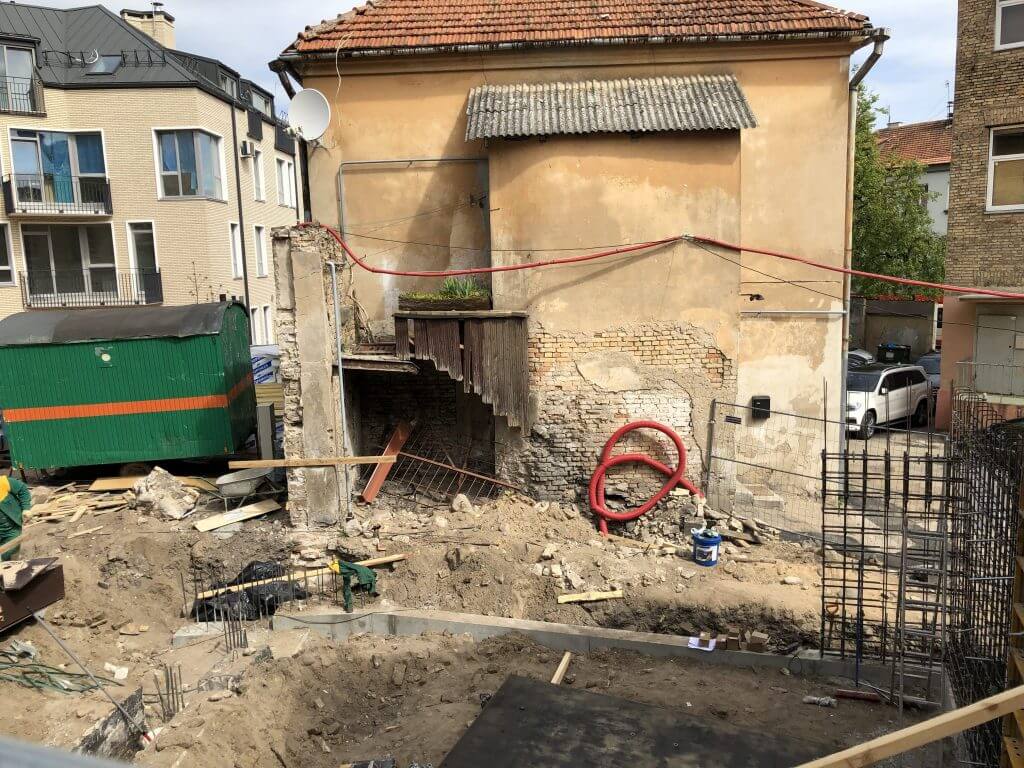 Vingrių 12 (Vingrių g. 12, 12A) - Multi apartment - construction photos