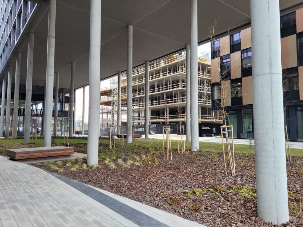 Business Stadium Central (Rinktinės g. 3) - Verslo centras - statybų nuotraukos