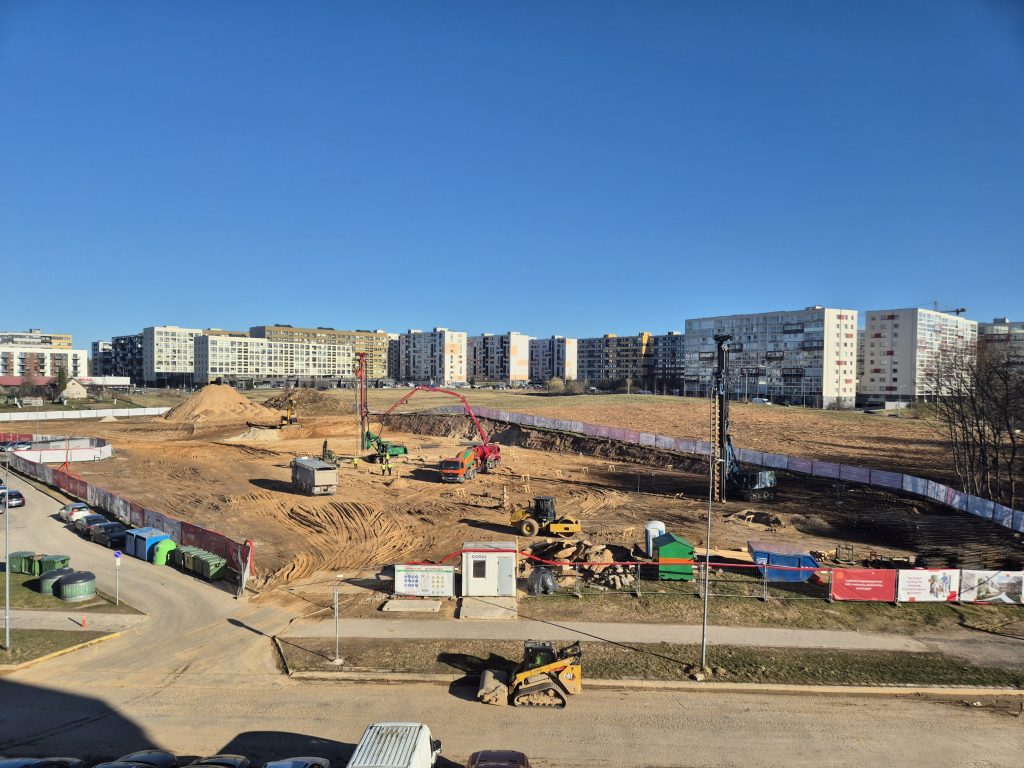 Perkūnkiemio progimnazija (Pavilnionių g. 25) - Pamata vai vidējā izglītība - būvdarbu attēli