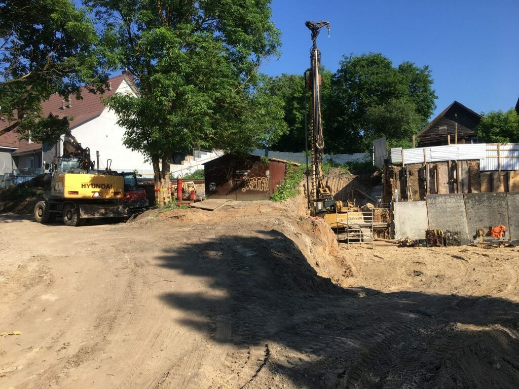 Trys karaliai (Polocko g. 25, 31) - Multi apartment - construction photos