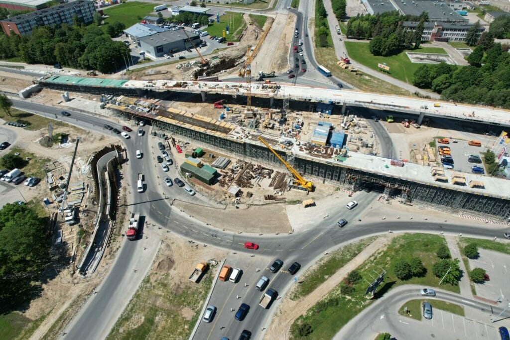 Baltijos pr. žiedinė sankryža (Baltijos pr., Šilutės pl.) - Road - construction photos