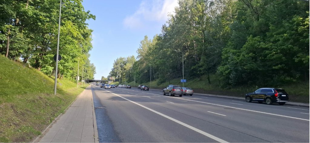 Pėsčiųjų ir dviračių viadukas Siesikų g. (Siesikų g.) - Velosipēdu ceļš, Tilts - vizualizācija
