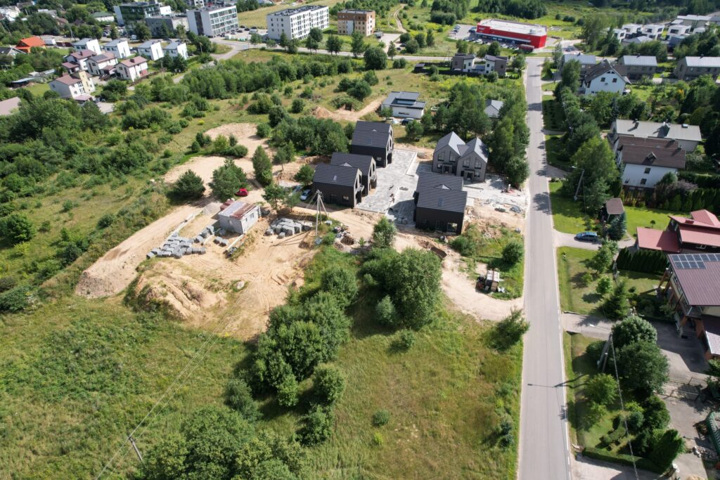 Tarandės pasaka (Mykolo Šulco g. 15, 17, 19, 21) - Rindu mājas - būvdarbu attēli