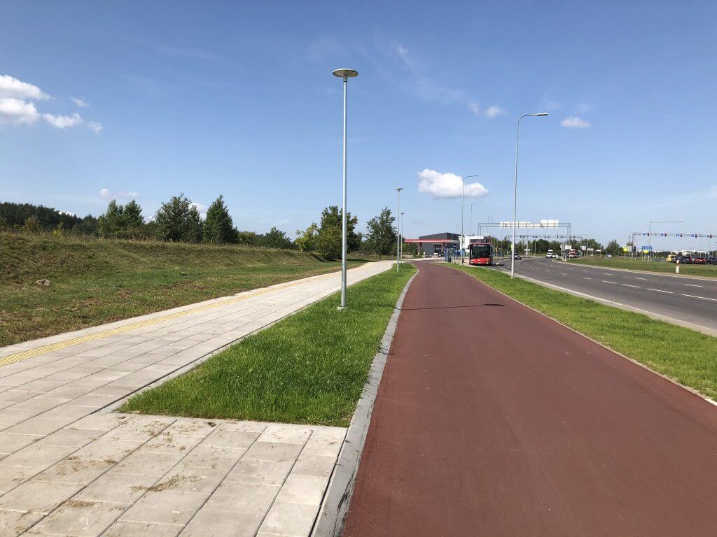 Pilaitės pr. dviračių takas (Pilaitės pr.) - Bike path - construction photos