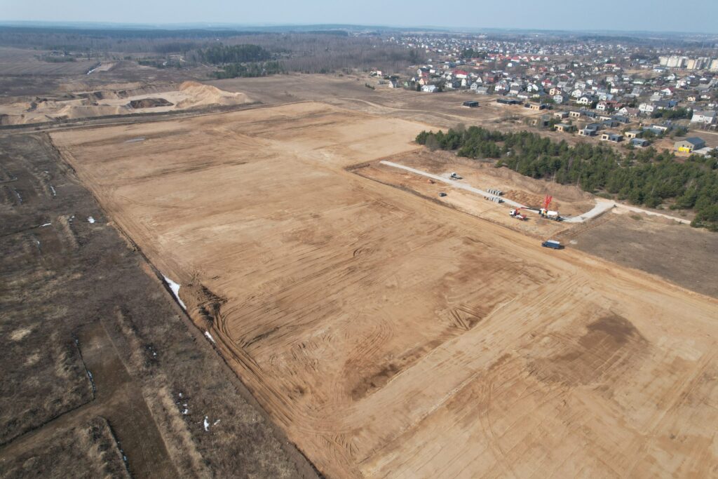 Vingiai 1 etapas (Grinapolio g. 52, 54, 56, 58, 60, 62, 64, 66, 68, 70, 72, 74, 76, 78, 80) - Sublokuoti namai - statybų nuotraukos