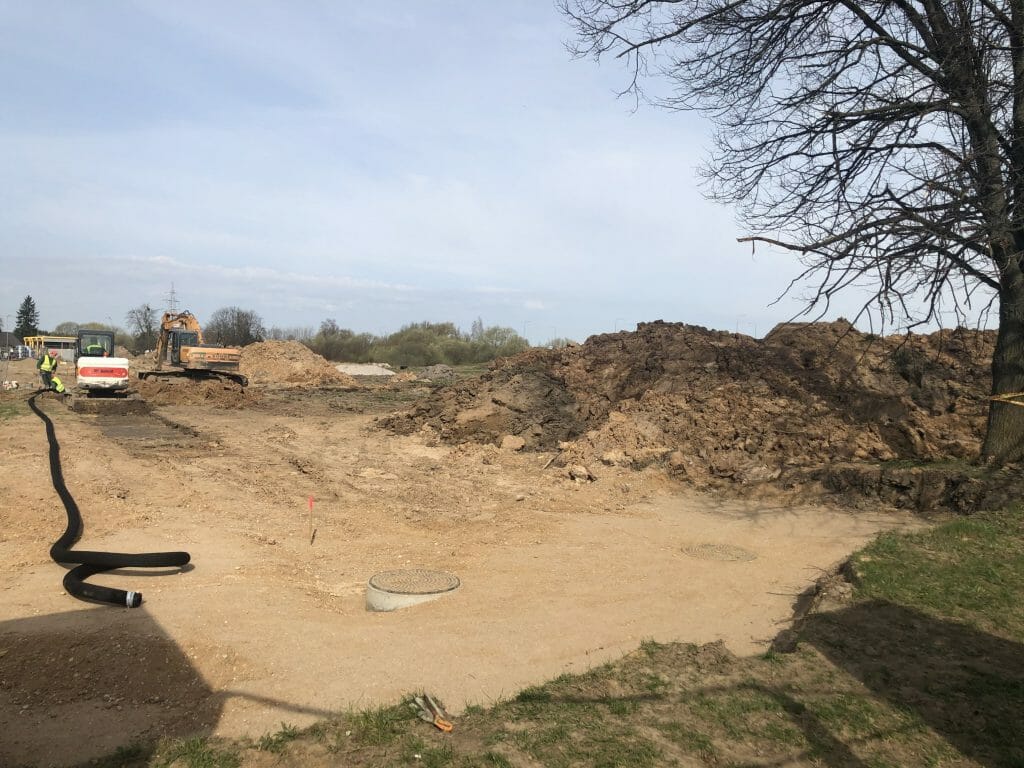 Partizanų g. 75K (Partizanų g. 75K) - Shopping center - construction photos