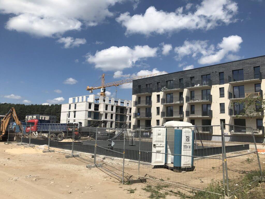 Lazdynėlių vingis 1-2 etapai (Lazdynėlių g. 38, 38A) - Multi apartment - construction photos